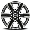 MAK Stone 6 W Gloss Black 7.5x17 6/139.7 ET46 d67.1